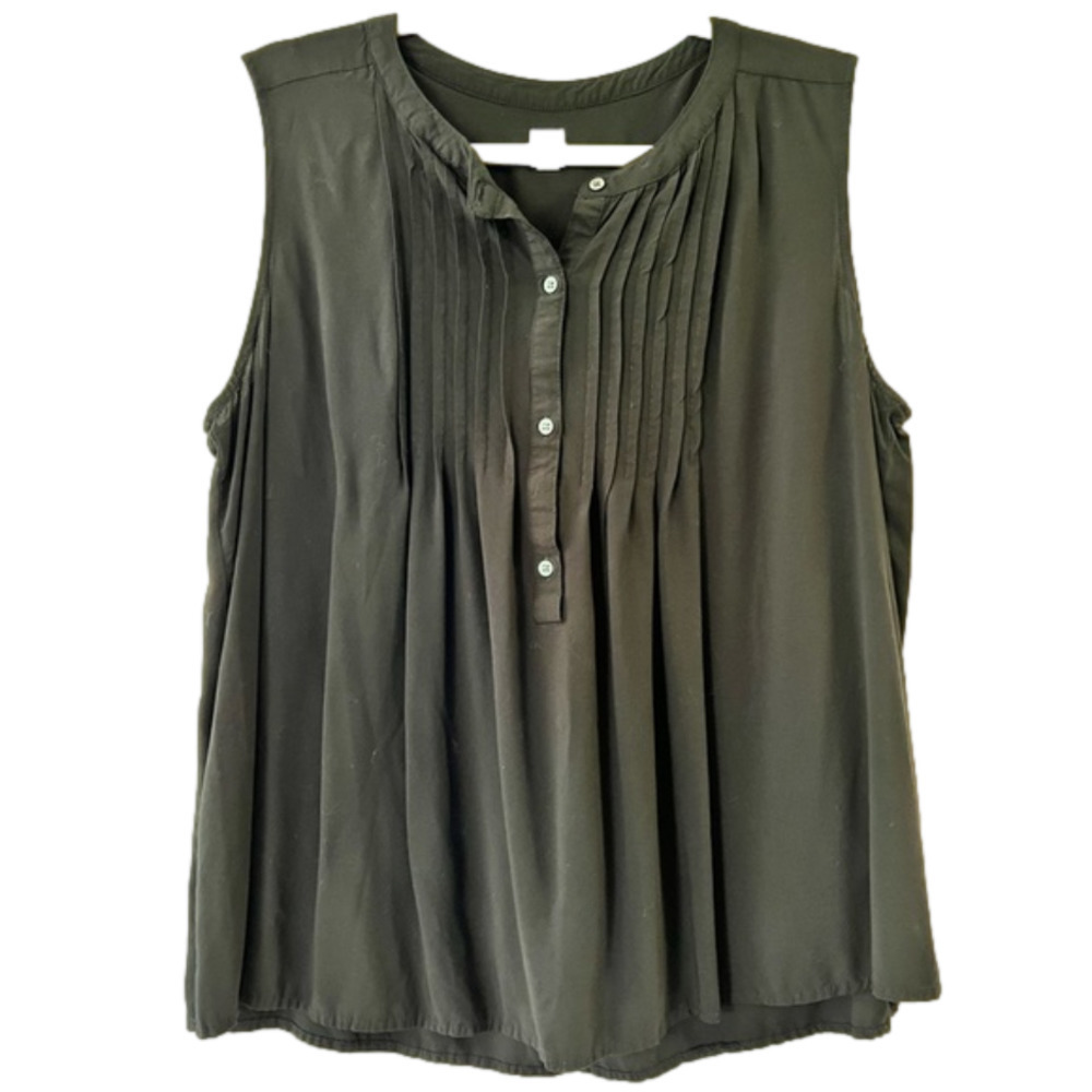Gap sleeveless top, black, XL